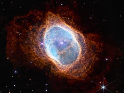 Data from Webb&rsquo;s&nbsp;Near-Infrared Camera&nbsp;were used to make this extremely detailed image of the Southern Ring Nebula.