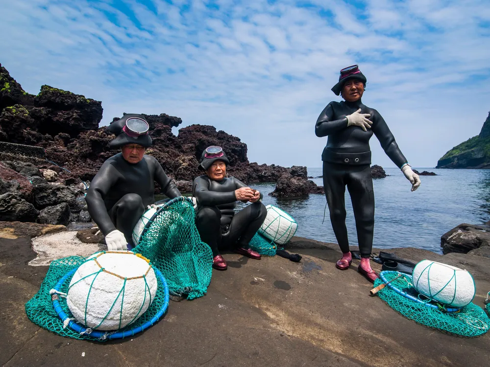 Female divers South Korea