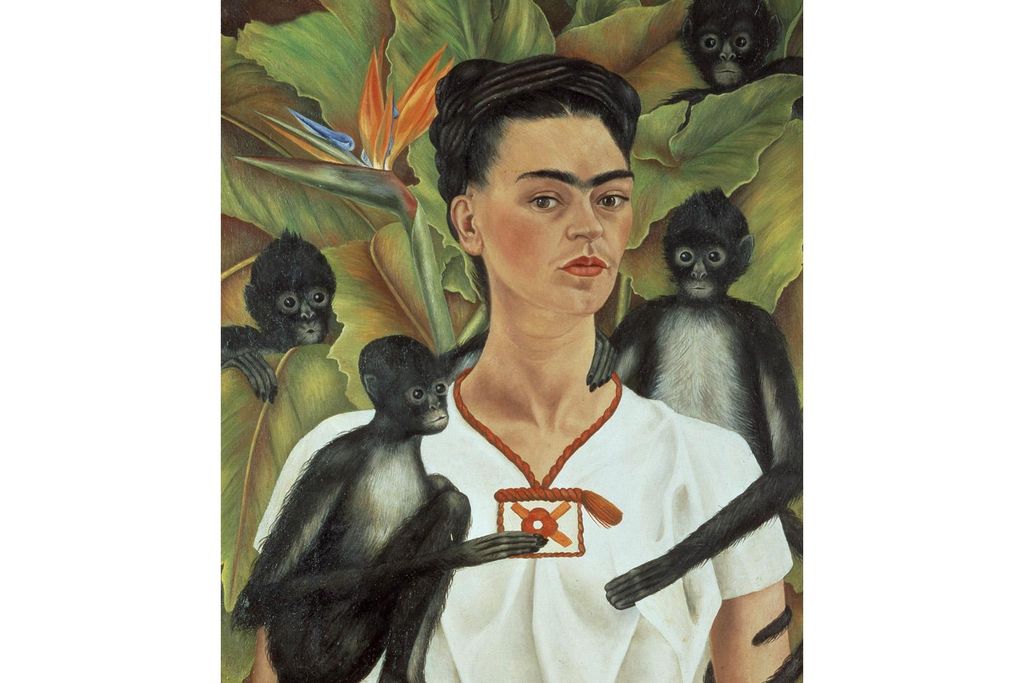 Frida Kahlo, Self-Portrait With Monkeys