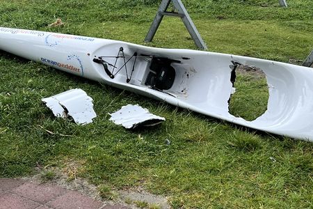 Nat Drummond's&nbsp;surf ski