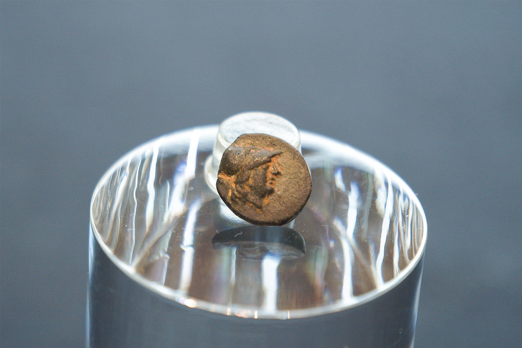 This ancient Greek coin is now on view in Berlin.