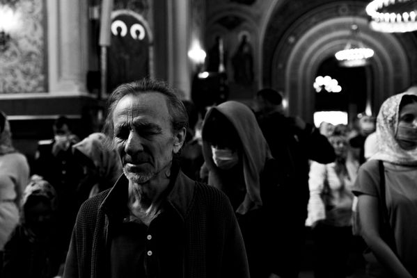 Praying in St. Catherine's Cathedral. thumbnail