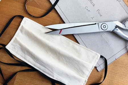 Fashion designer Samantha Sleeper has made face masks for healthcare workers as supplies dwindle due to COVID-19.