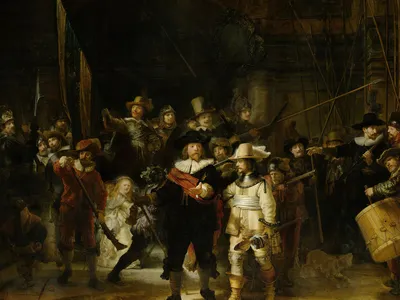 Rembrandt&#39;s&nbsp;The Night Watch (1642)