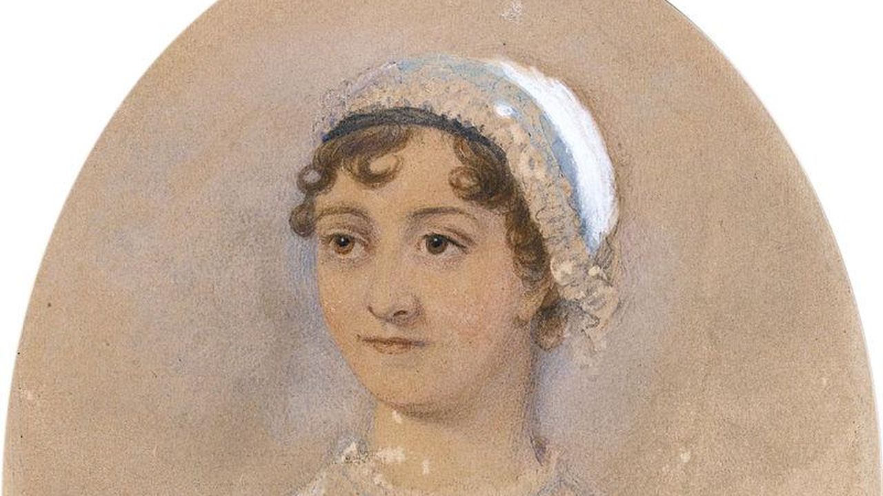 jane austen blue dress portrait Light Blue Short Sleeve | Regency Gown