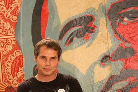Los Angeles-based graphic designer Shepard Fairey.
