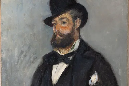 Claude Monet's 1874 portrait of his brother Léon