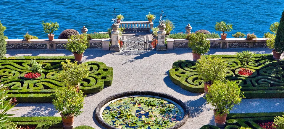  Parterre gardens on Isola Bella, Lake Maggiore 