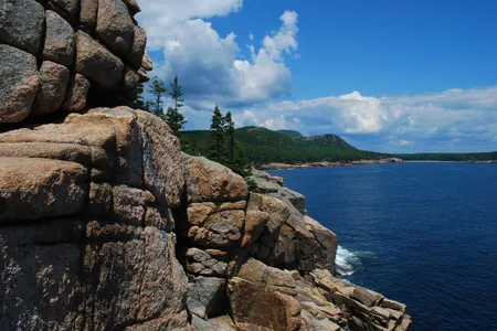 A clear day at Acadia National Park in Maine.