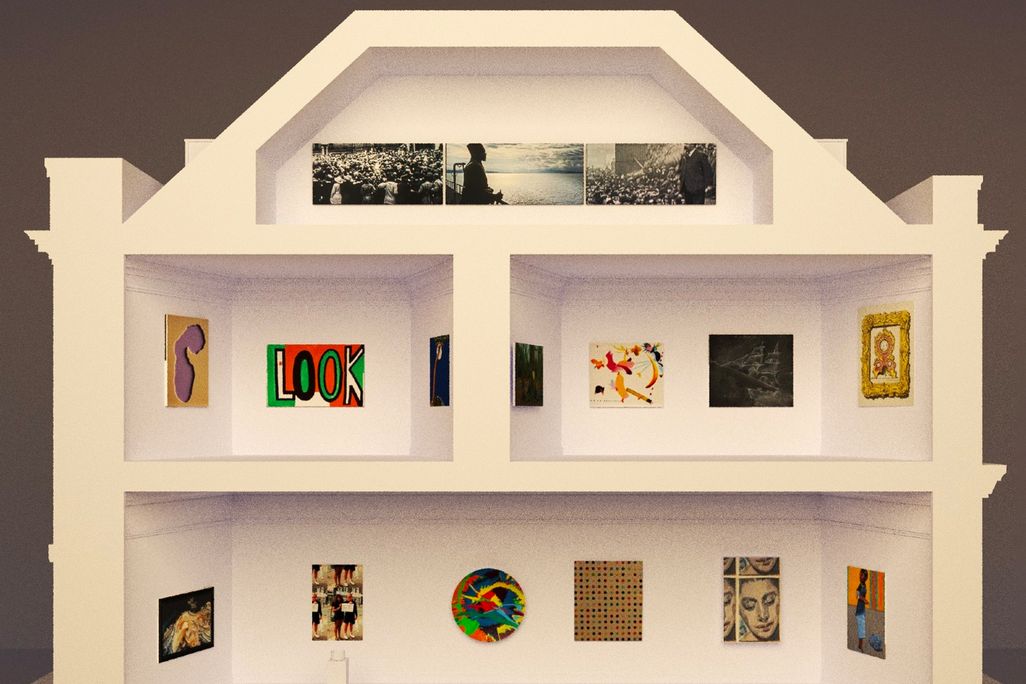 A Dollhouse-Sized Gallery