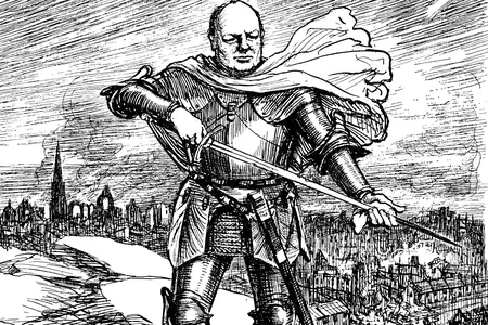 The exhibition showcases political cartoons dating from 1909 to 2003.