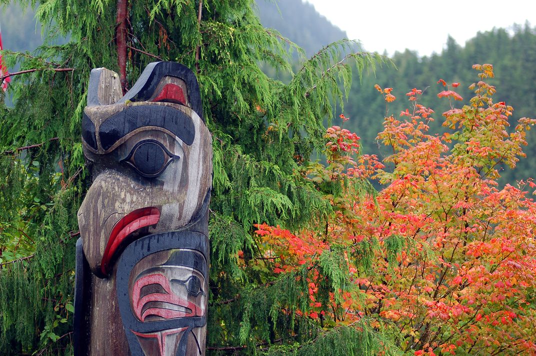 Totem in Ketchikan