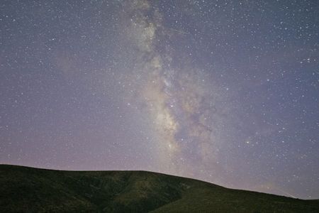 An Eta Aquarid meteor shower puts on a show in 2013 over the Canary Islands.