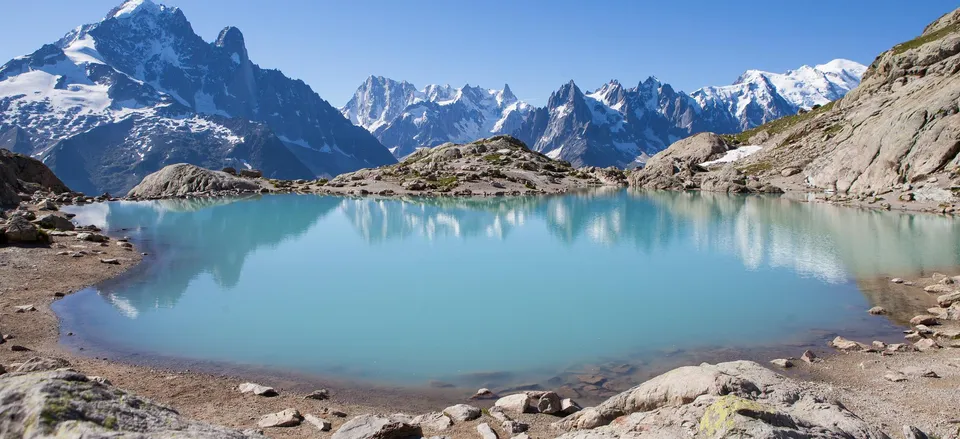  White Lake, amid the Aiguilles Rouges 