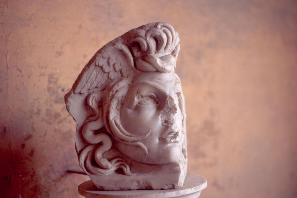 Medusa bust