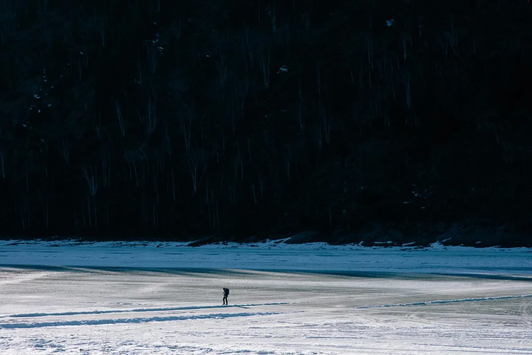 Crossing the Yukon River