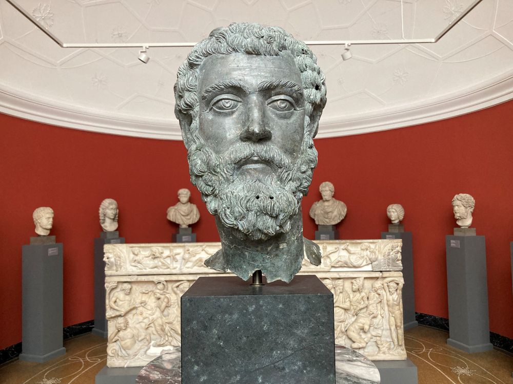 Statue head