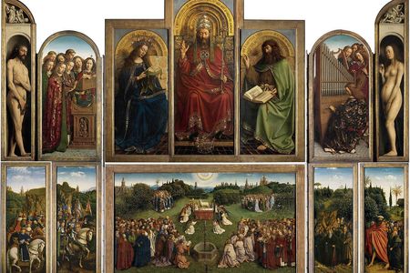 During World war II, the original Monuments Men rescued more than five million works of art, including Jan and Hubert van Eyck's 1432 "Ghent Altarpiece"