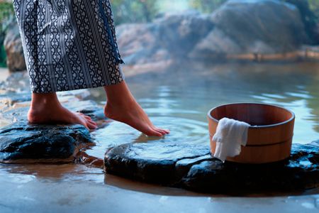 That first dip into a hot spring may actually send chills over your skin.