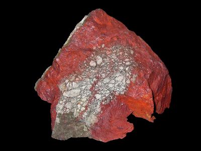 Early humans were likely exposed to mercury through cinnabar, a sulfide mineral that produces a bright red powder when pulverized.