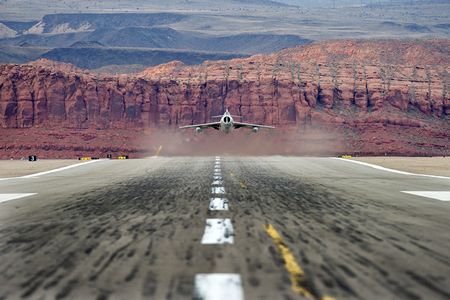 Grand Prize Winner: “This MiG-15 was one of the last aircraft to depart the old St. George Airport for the new airport, which is located five miles to the southeast. The MiG-15 is owned by the Western Sky Aviation Warbird Museum in St. George, Utah.”
