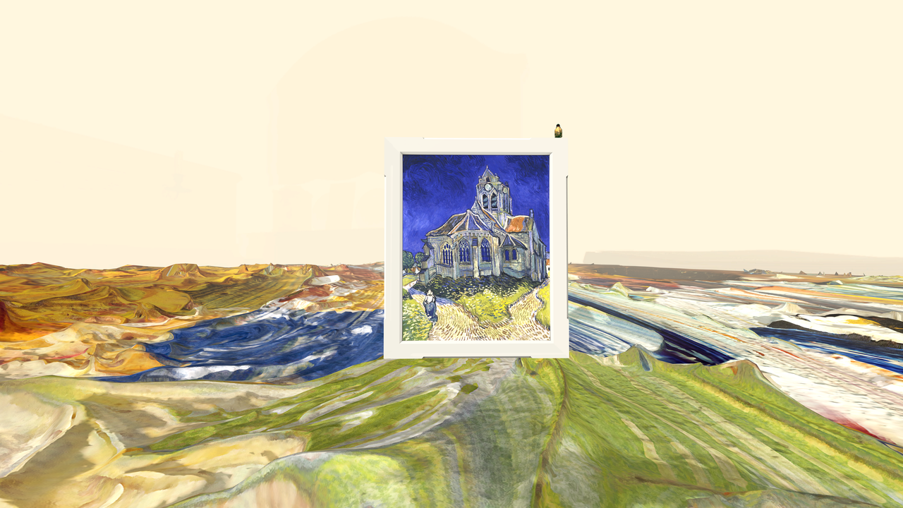 【激レア】VAN GOGH'S IMAGINARY MUSEUM extrait_la_palette_de_van_gogh