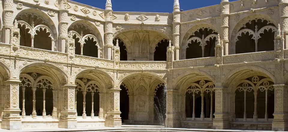  The interior of the Jerónimos Monastery, Lisbon 