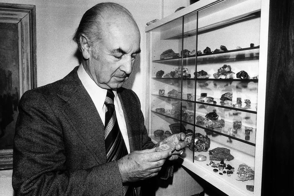 Albert Hoffman, the chemist who first synthesized LSD, as photographed in 1976