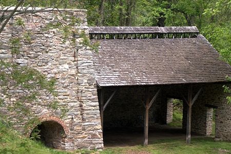 Catoctin Furnace in Cunningham Falls State Park, Maryland
