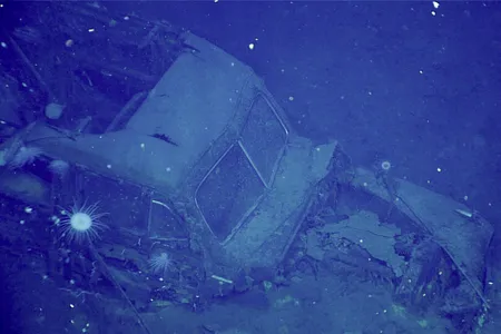 Using a remotely operated underwater vehicle, researchers discovered an automobile in one of the USS Yorktown&#39;s hangars. The car might have been used by one of the aircraft carrier&#39;s high-ranking officers.
