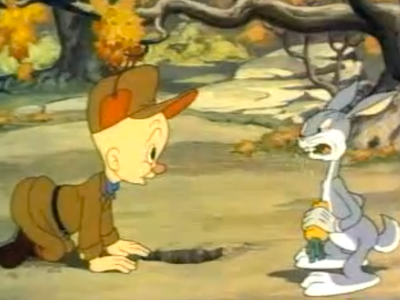 Screenshot from "A Wild Hare"