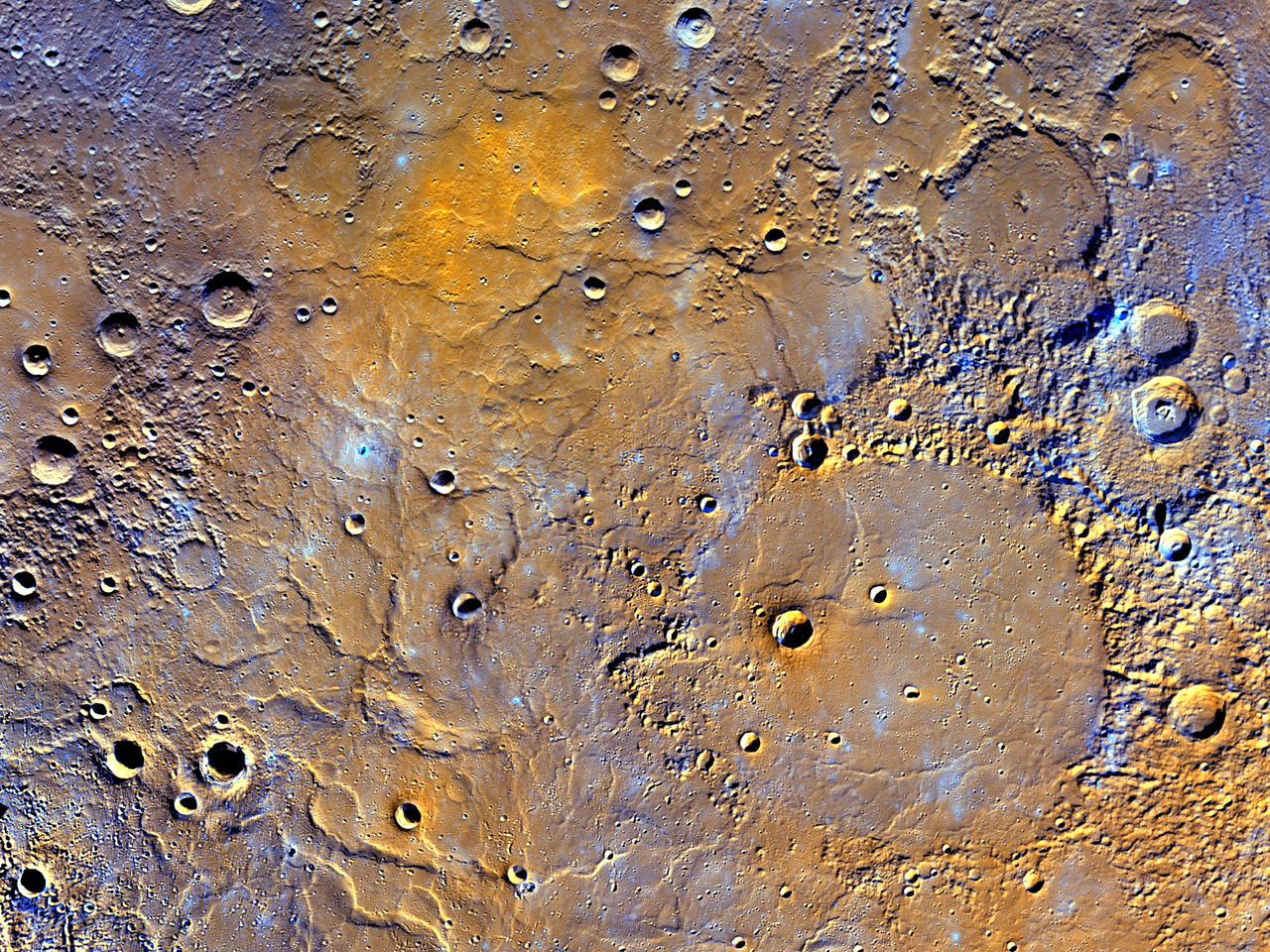 See Mercury's Landscape in Stunning Detail, image size:1280x960