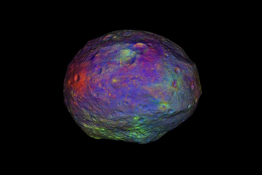 3D map of Vesta