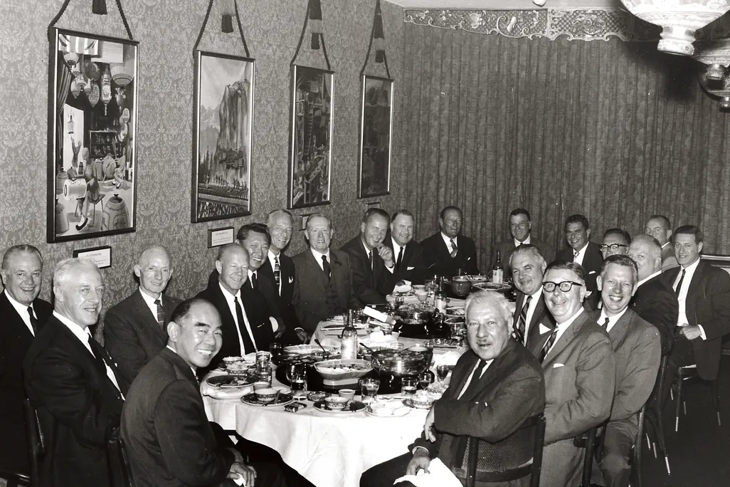 Johnny Kan in the center, 1965