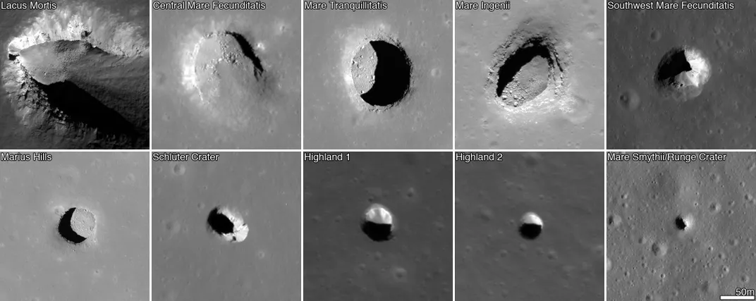 Cave Living on the Moon