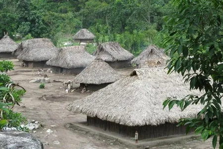 The new Kogi village of Dumingueka.