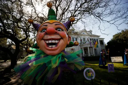 All over New Orleans, thousands of "house floats" were decorated in lieu of parade floats amid the paradeless 2021 Mardi Gras celebrations.