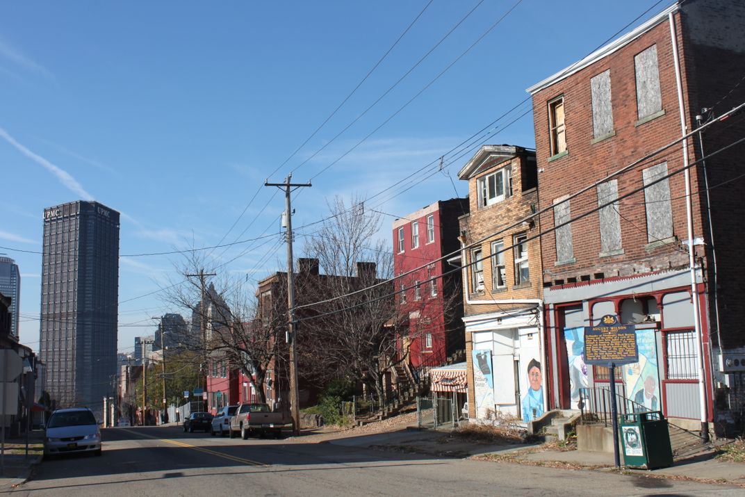 August Wilson's childhood home in Pittsburgh