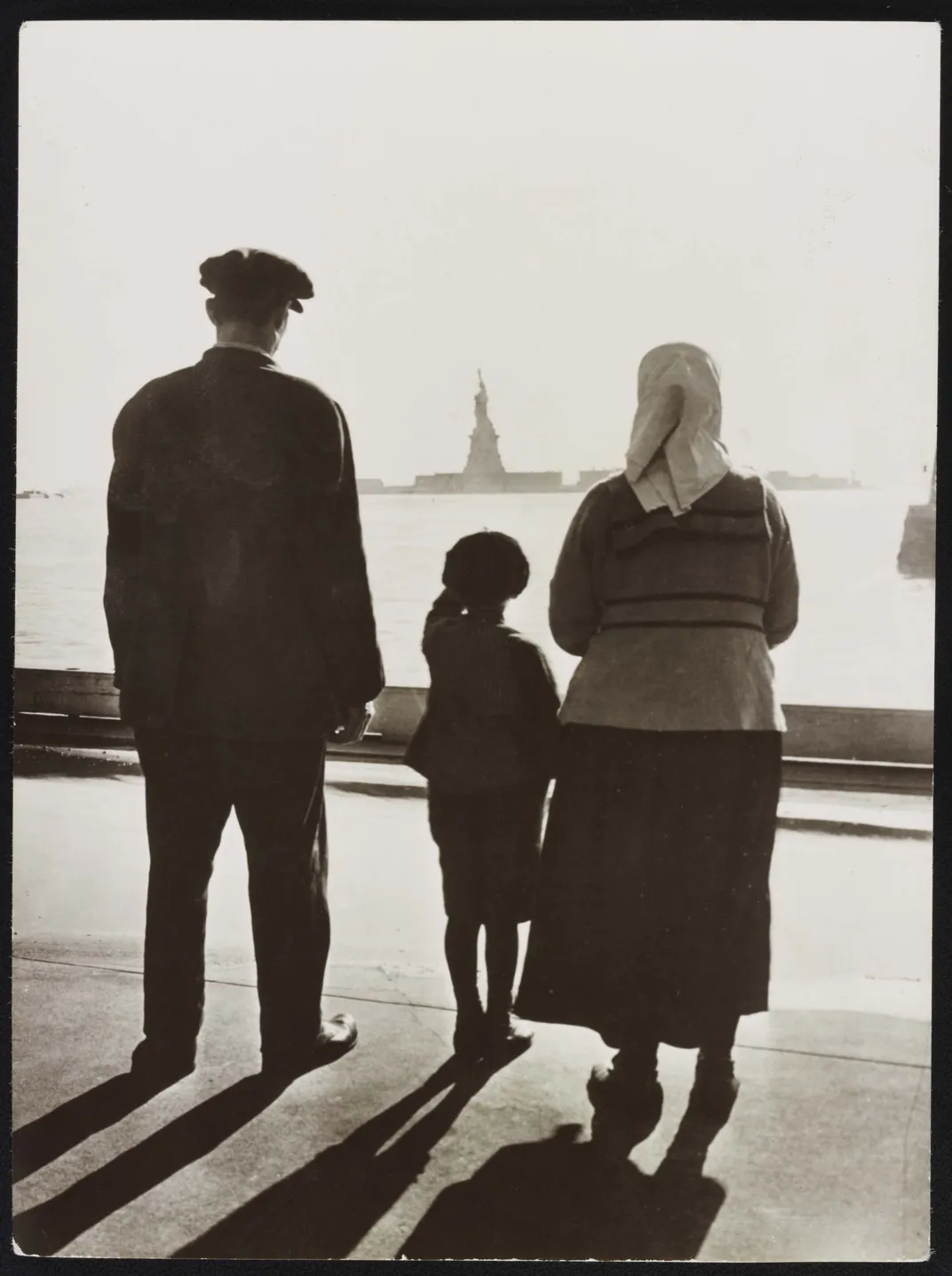 The Statue of Liberty, as seen from Ellis Island
