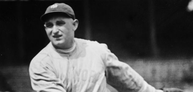 Carl Mays, pitcher for the 1920 New York Yankees