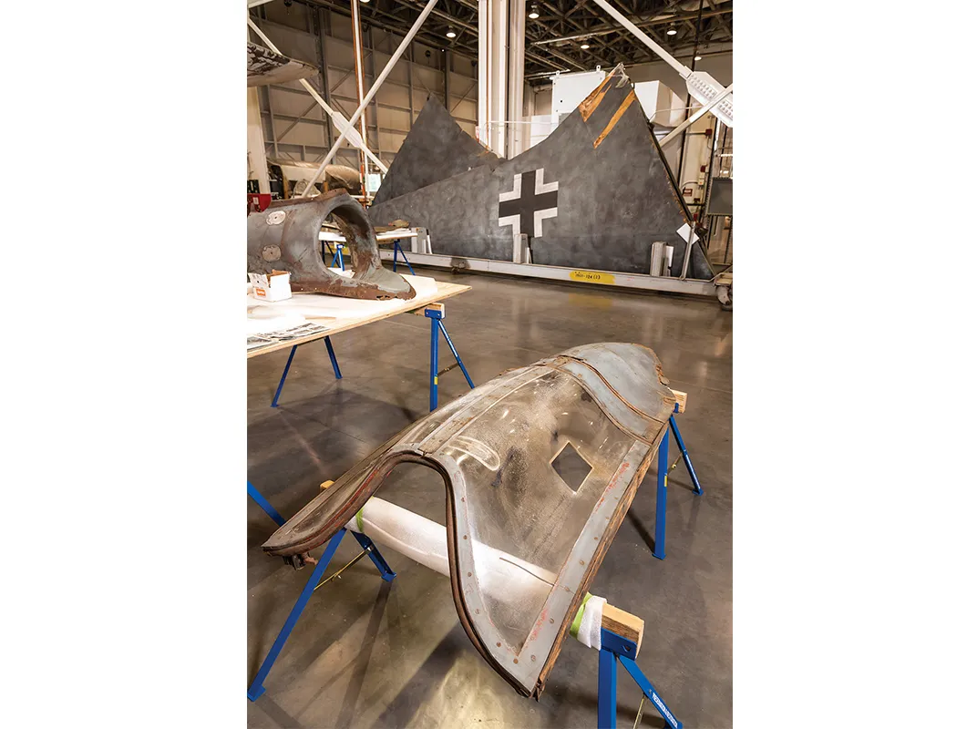 The Horten flying wing canopy