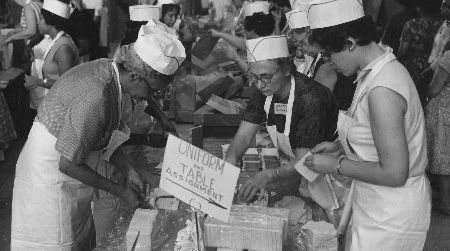 Food service crew workers