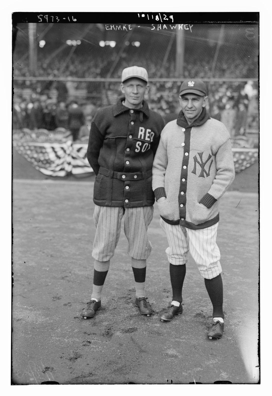 Howard Ehmke, Boston Red Sox and Bob Shawkey, New York Yankees