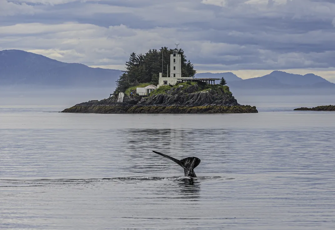 Five Finger Lighthouse in Alaska