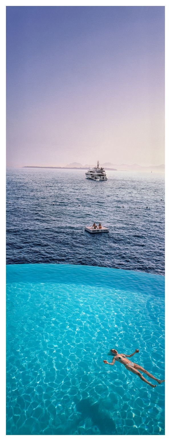 Floating woman, Hotel du Cap, Eden Roc, Antibes, France thumbnail