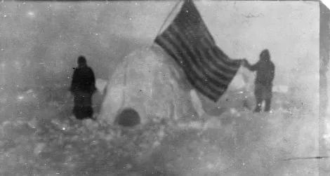 This grainy image