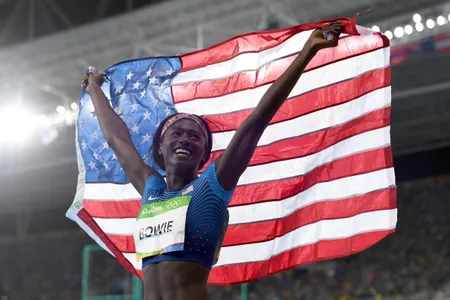 Tori Bowie at the&nbsp;2016 Olympic Games