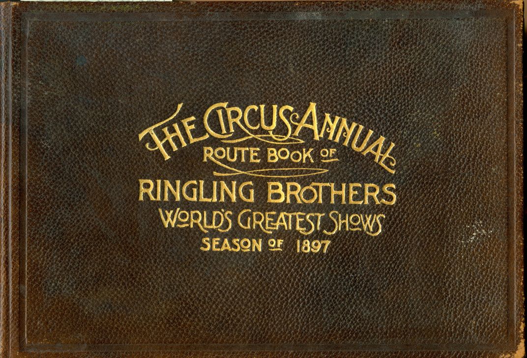 Ringling Bros and Barnum & Bailey Combined Circus Route Book for