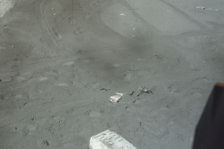 The Apollo 17 astronauts photographed one of their PLSS backpacks, unceremoniously dumped on the lunar surface at mission's end.
