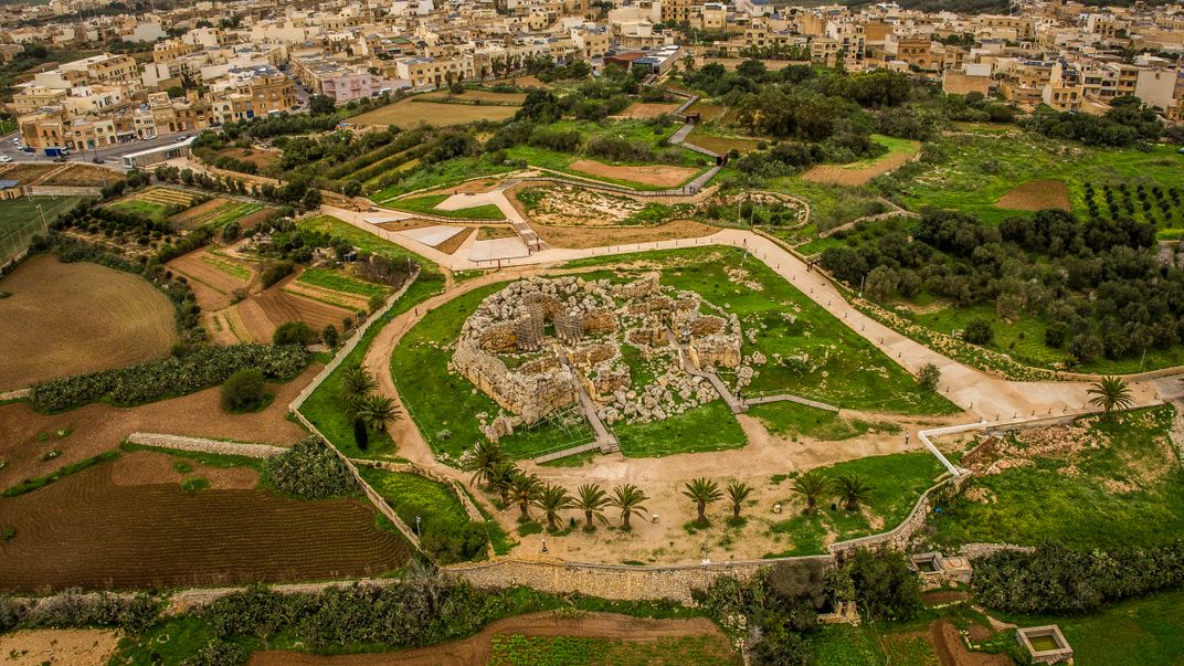 View of Ggantija Temples, island of Gozo, Malta. Credit: viewingmalta.com
